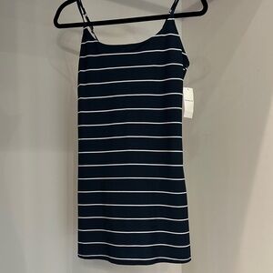 Abercrombie & Fitch Navy and White Striped Active Dress